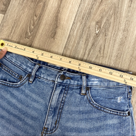 Free People Distressed Jean Shorts - Picture 7 of 13